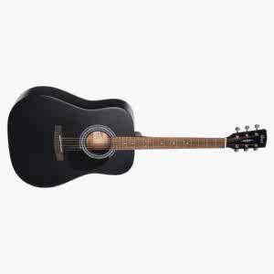 Cort AD810 BKS - Siyah Satin Akustik Gitar