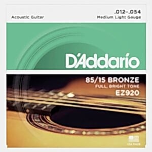 D'Addario EZ920 85/15 Bronze Akustik Gitar Teli (12-54)