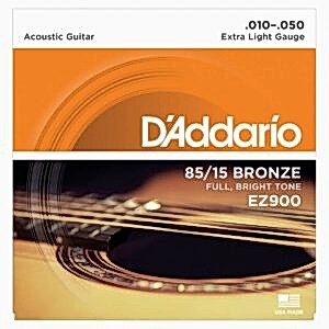 D'Addario EZ900 85/15 Bronze Akustik Gitar Teli (10-50)