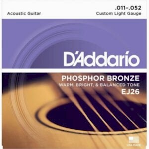 Daddario Phosphor Bronze Custom Light Akustik Gitar Teli (11-52)